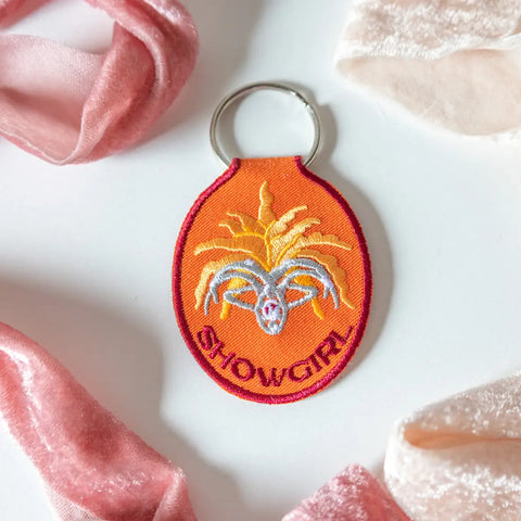  Showgirl Embroidered Keychain