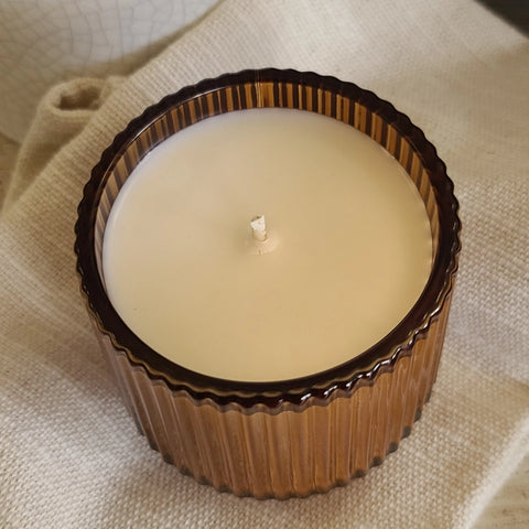  Ribbed Retro Candles