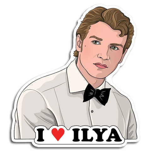 I Heart Ilya Heated Rivalry Sticker