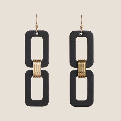 Black Blakely Earrings