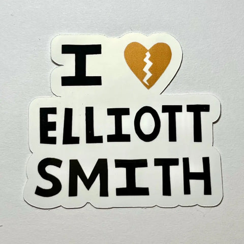  Elliott Smith Broken Heart Sticker