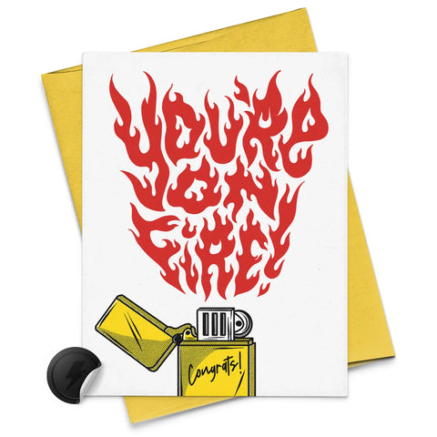  You're On Fire Card