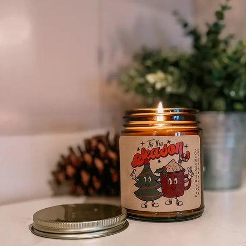 Retro Holiday Candles