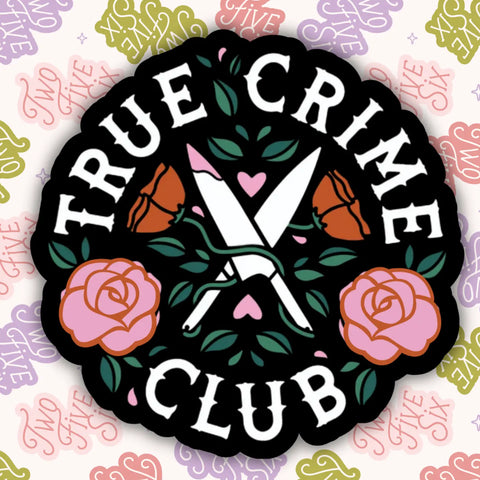 True Crime Club Sticker