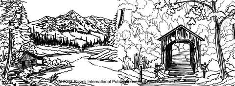 The Bob Ross Coloring Book