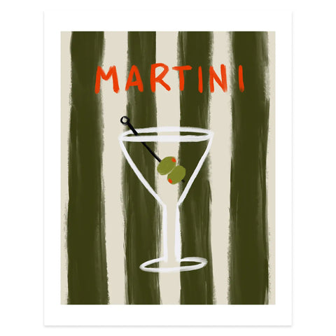 Martini Art Print