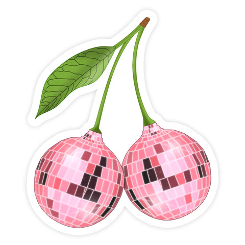 Disco Cherry Baby Sticker