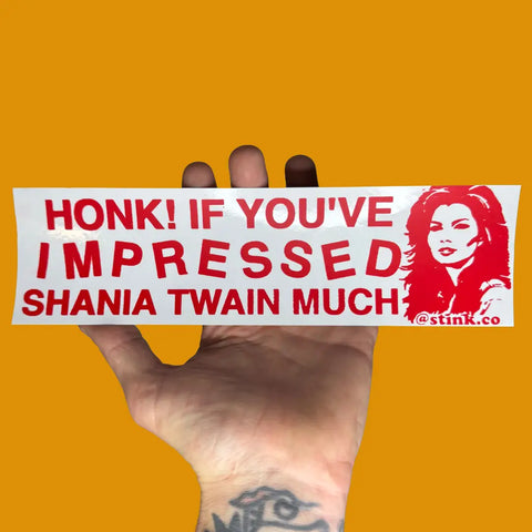 Shania Twain Bumper Sticker