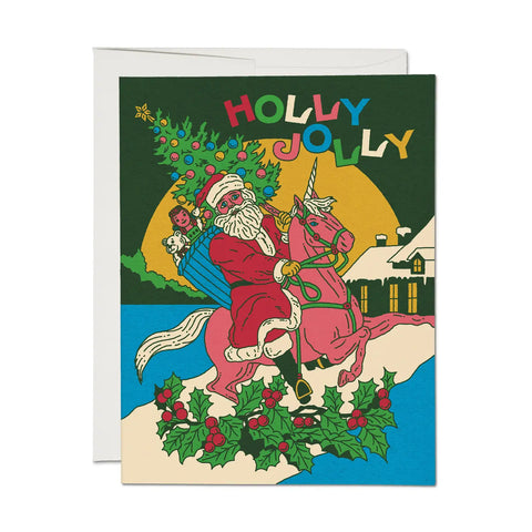  Santa's Magic Greeting Card