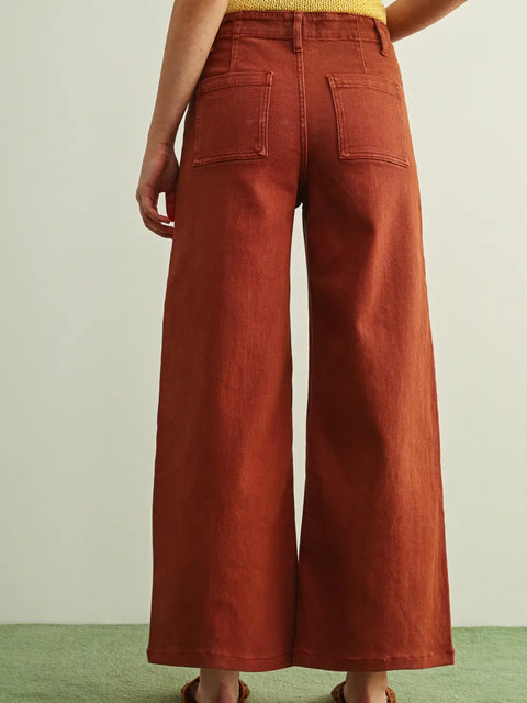  Washed Terracotta Pants