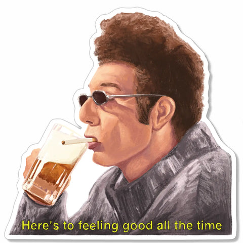 Cosmo Kramer Seinfeld Sticker