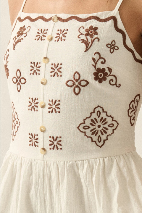  Floral Ruffle Romper