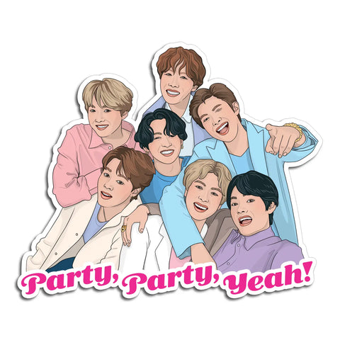 BTS Party, Party, Yeah Sticker