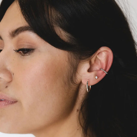 Silver Chloe Ear Cuff