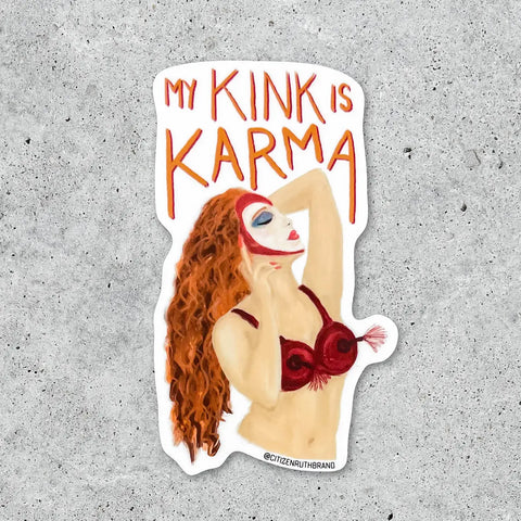 Kink Is Karma Chappell Sticker