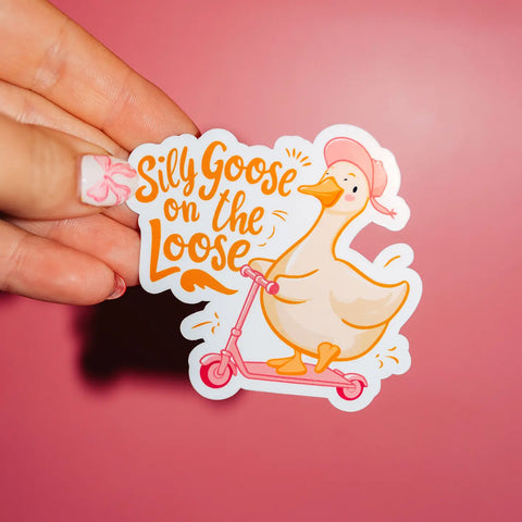  Just A Goose On The Damn Loose Sticker