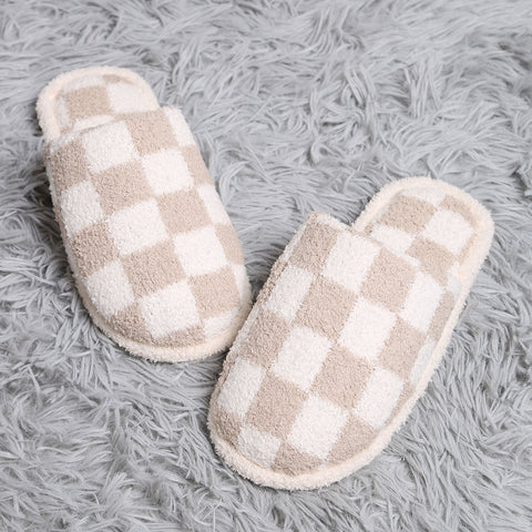 Checkerboard Slippers