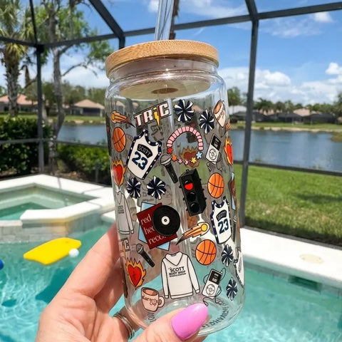  OTH Alternative Collage Glass Cup