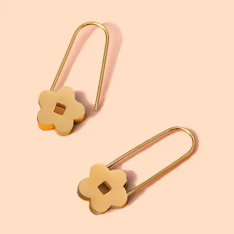 Blossom Pin Hoops