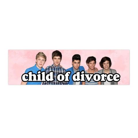  Child of Divorce 1D Bumper Magnet