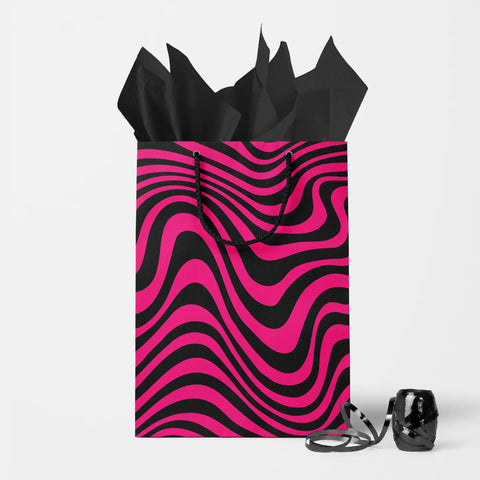 Fucsia Swirl Gift Bag