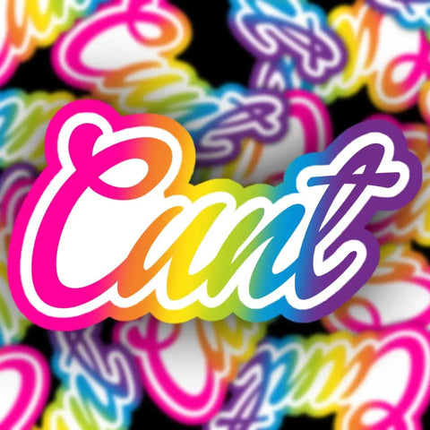  90s Cunt Sticker