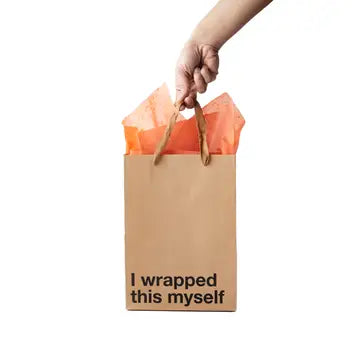  I Wrapped This Myself Brown Gift Bag
