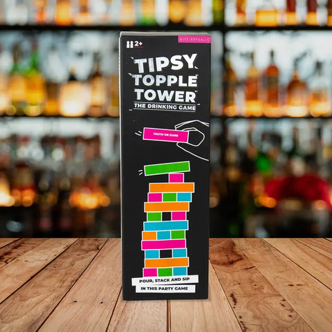 Tipsy Topple Tower Drinking Game