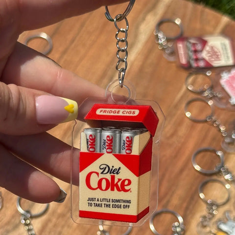  Diet Coke Cig Keychain