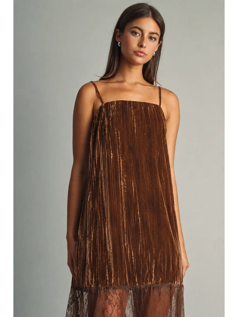  Velvet & Lace Dress