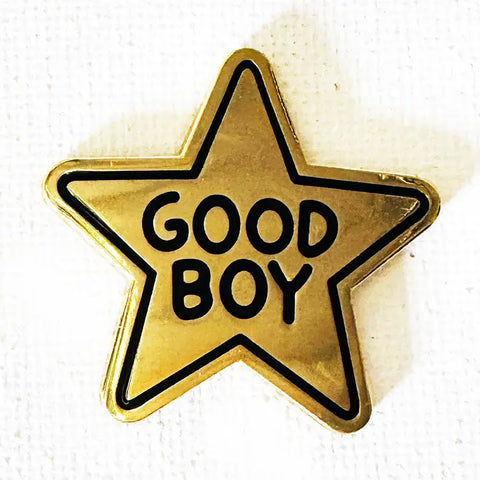  Good Boy Star Pin