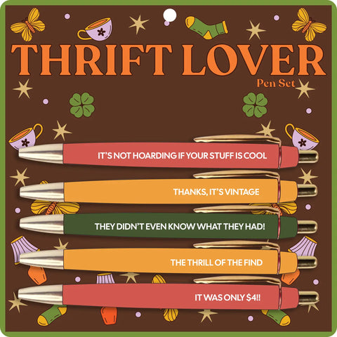  Thrift Lover Pen Set