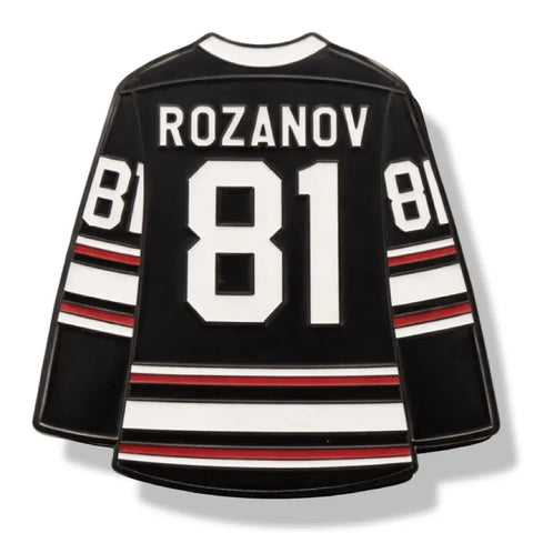  Heated Rivalry “Rozanov” #81 Jersey Enamel Pin