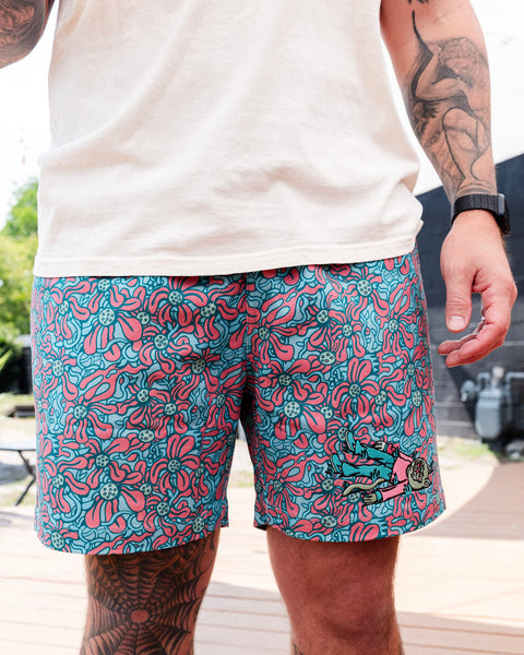 Melted Florals Shorts