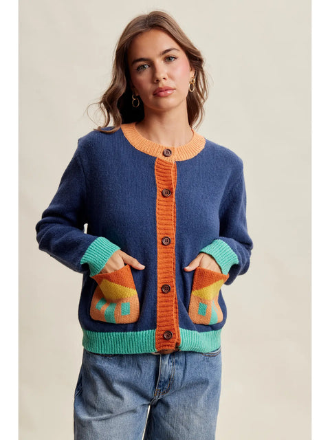 Whimsical House Cardigan