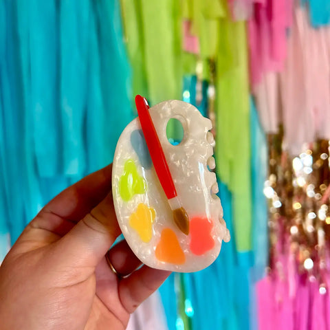 Paint Palette Claw Clip