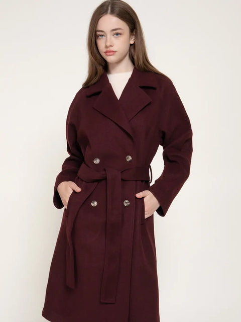  Soft Full Length Trench Coat