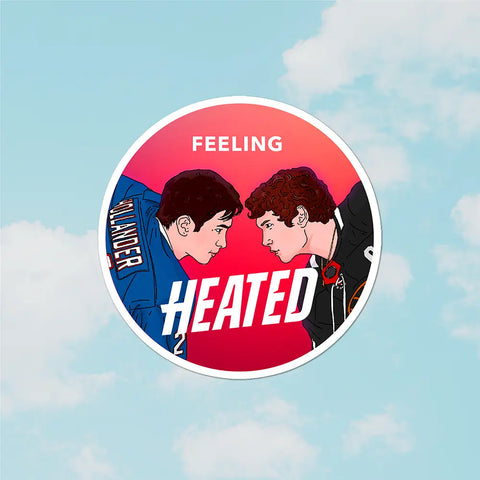 Feeling Heated Sticker