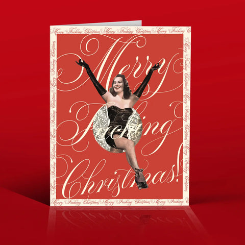 Merry Fucking Christmas Gal Holiday Card