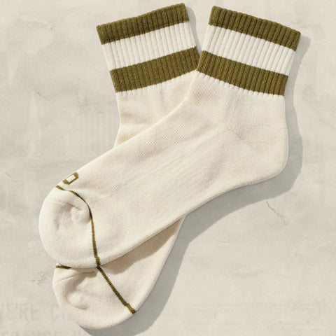  Striped Quarter Socks