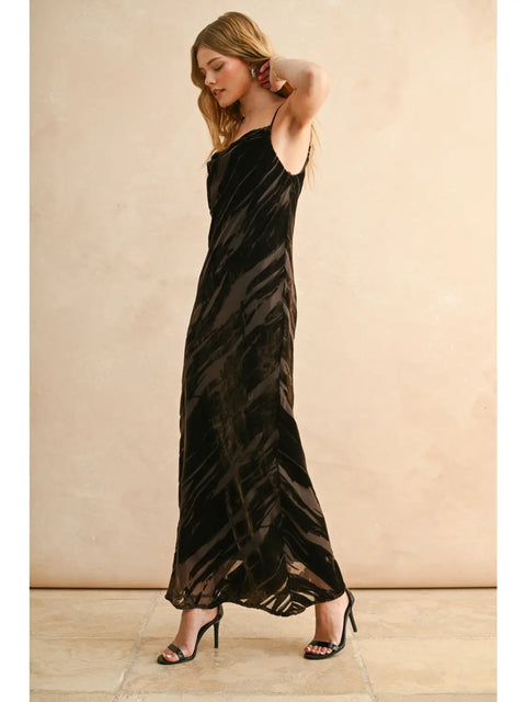  Suede Textured Dress