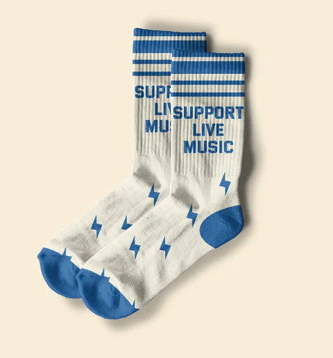  Support Live Music Socks