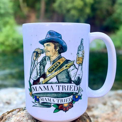  Merle Haggard Mama Tried Mug