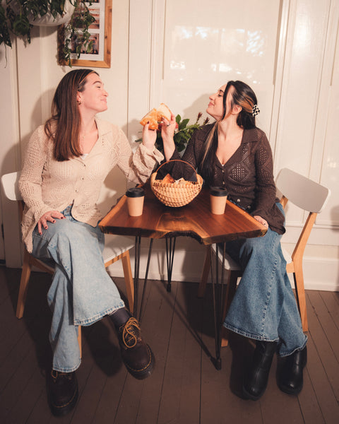 Pointelle Open Knit Cardigan