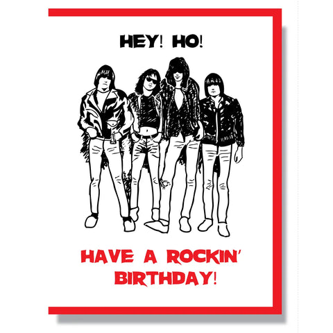 Ramones Birthday Card