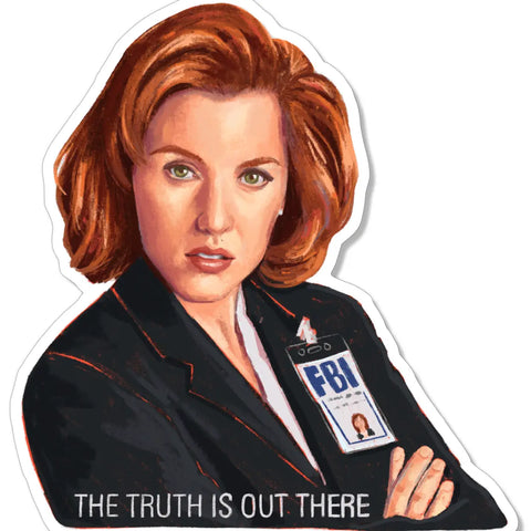 Dana Scully X-Files Sticker