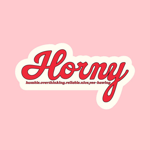 Horny Sticker