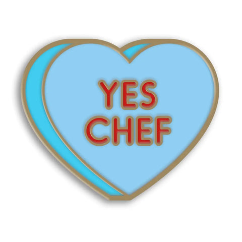 Yes Chef Sweethearts Pin