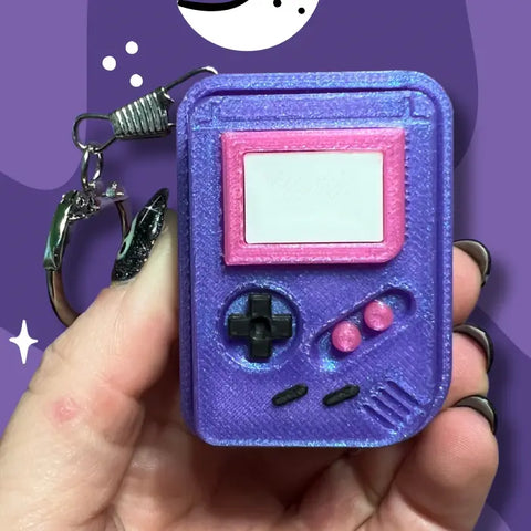  Purple Game System Keychain