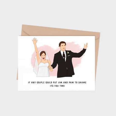 Jim & Pam Wedding Card